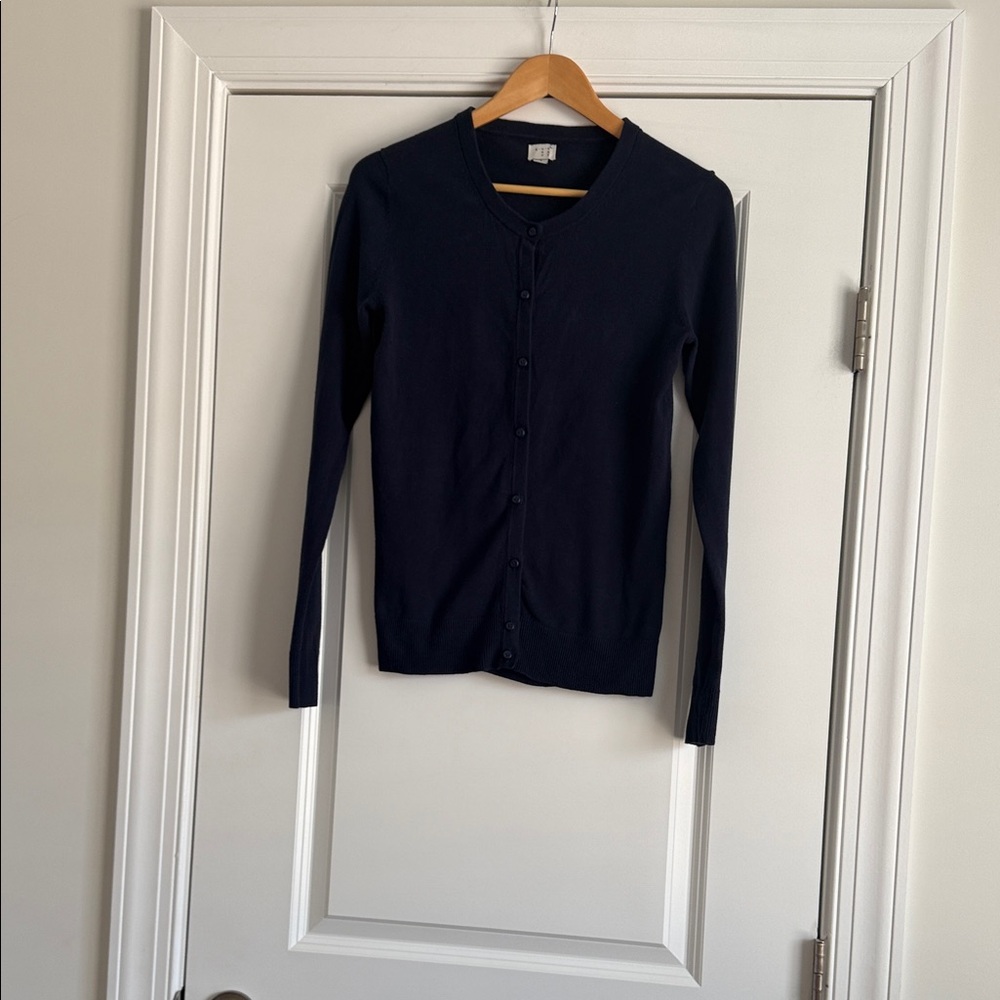 Classic Navy Women's Cardigan